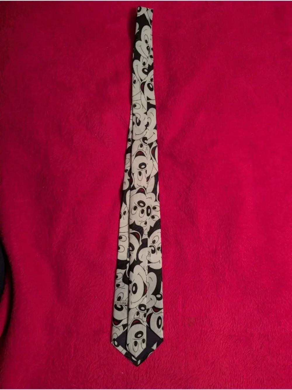 Vintage Mickey Mouse Necktie Unlimited Balancine Silk Print Face 90s Graphic Tie